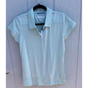 Pebble Beach Womens Golf Mint Polo Shirt S Short Sleeve Performance  NWT